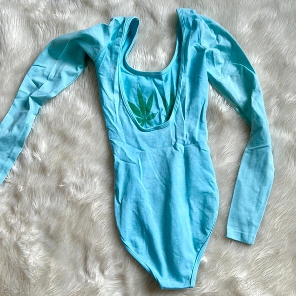 American Apparel Weed Bodysuit - Picture 3 of 5